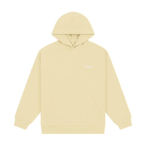 Dime Cursive Small Logo Hoodie Sweat A Capuche - Cloud Cream - Streetart.fr